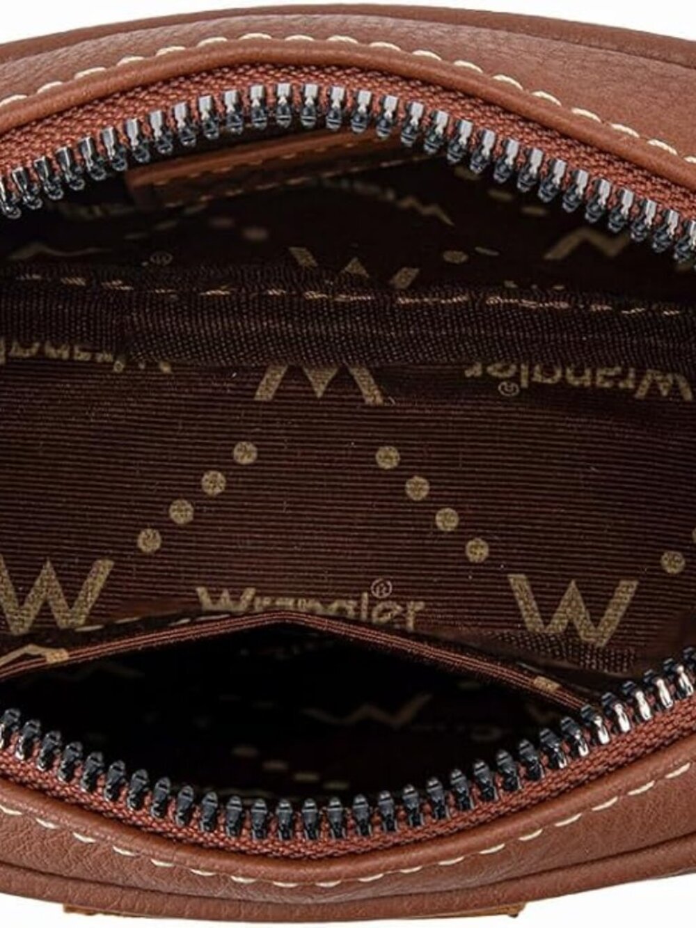 Wrangler Small Crossbody Bags for Women Brown Mini Purses with Guitar Strap - Picture 5 of 15